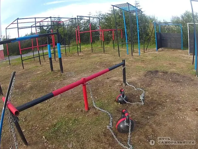 Calisthenics Park at Парковая улица, Магадан