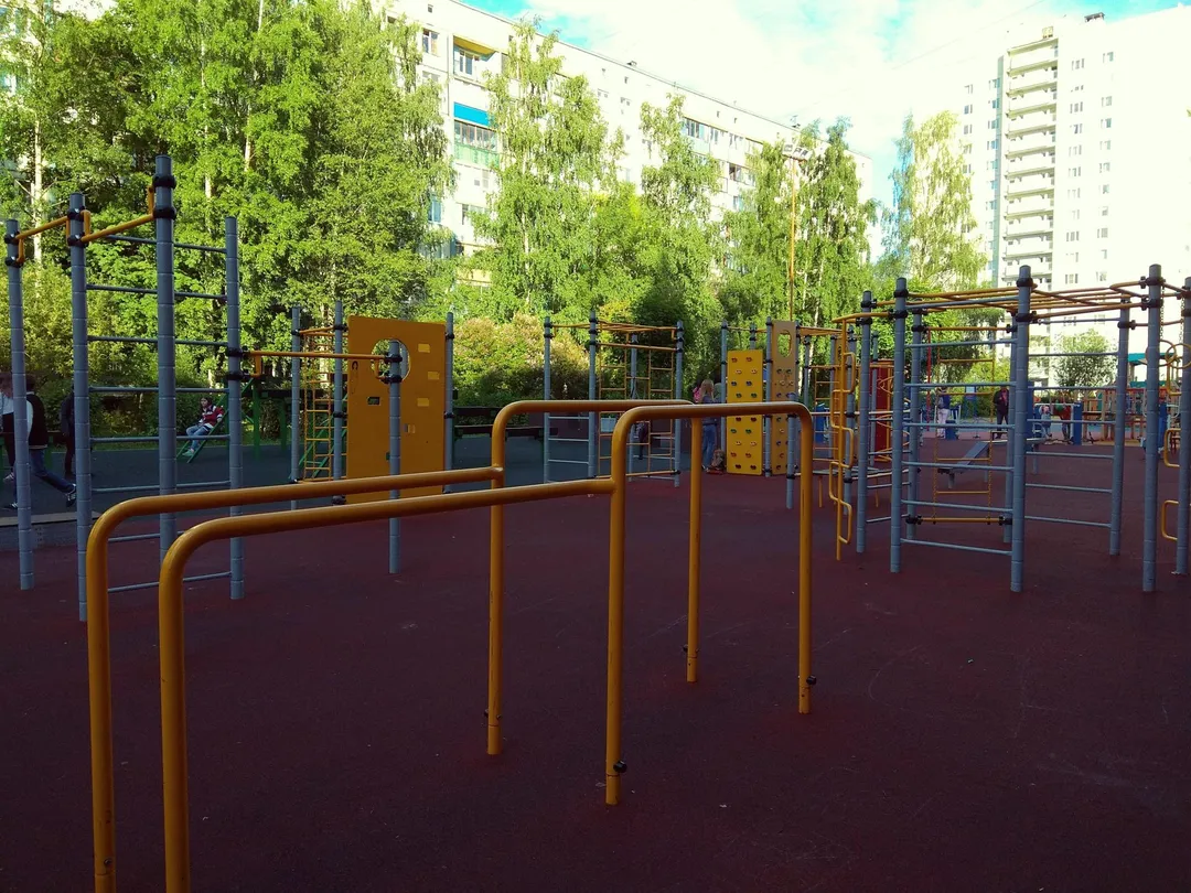 Sbarra per trazioni presso Calisthenics Park at улица Подвойского, Санкт-Петербург #wp1857 – foto 1 di 3