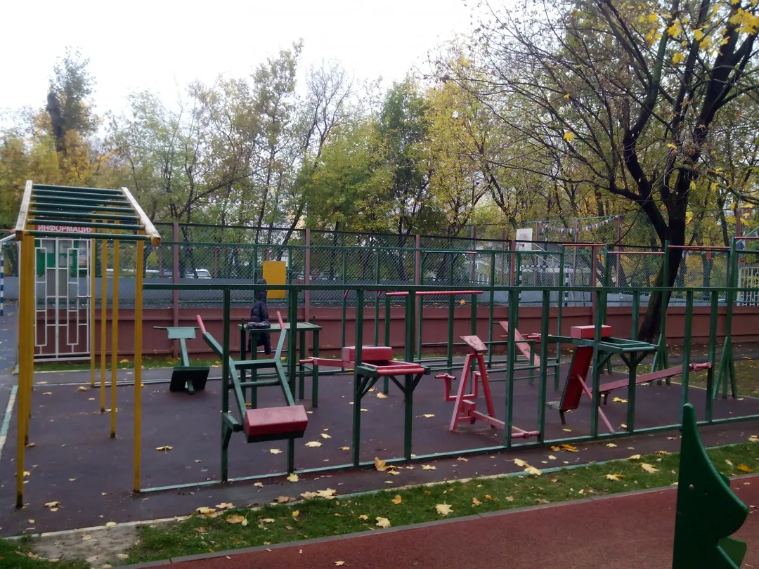 Bare paralele la Calisthenics Park at улица Правды, Москва – fotografia 2 din 4