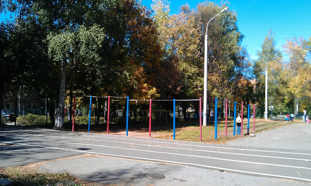 Sbarra per trazioni presso Calisthenics Park at улица Щорса, городской округ Ижевск – foto 1 di 2