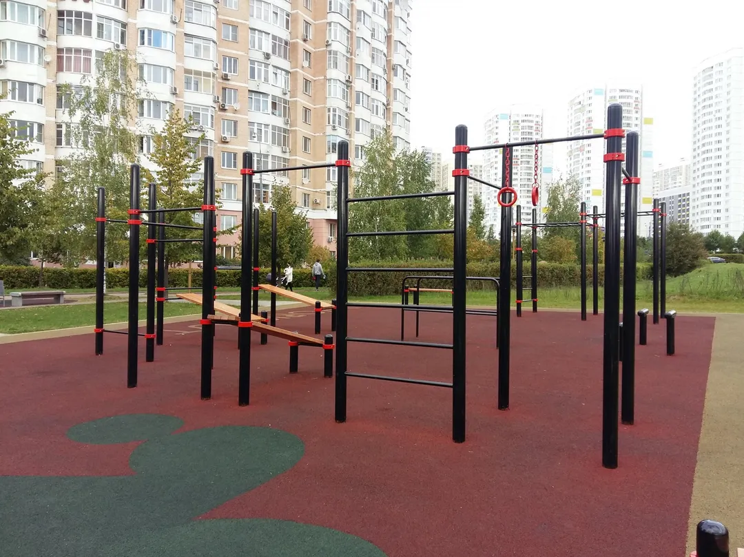 Бруси на майданчику Outdoor Gym in Машкино, Москва – фото 2 з 9