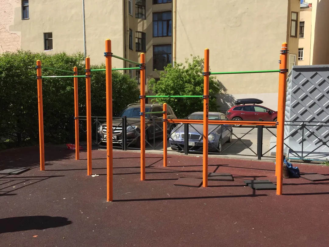 Spalier la Calisthenics Park at Кронверкская улица, Санкт-Петербург – fotografia 4 din 5