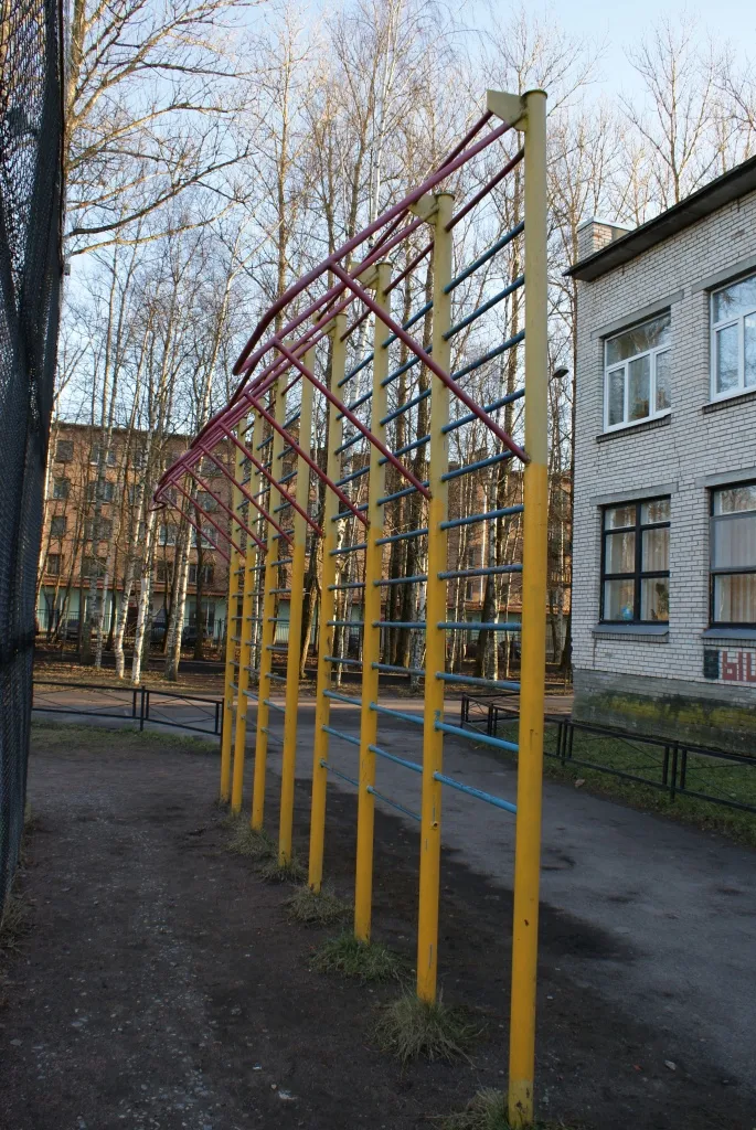 Spalier la Calisthenics Park at Центральная улица, Шушары – fotografia 4 din 6