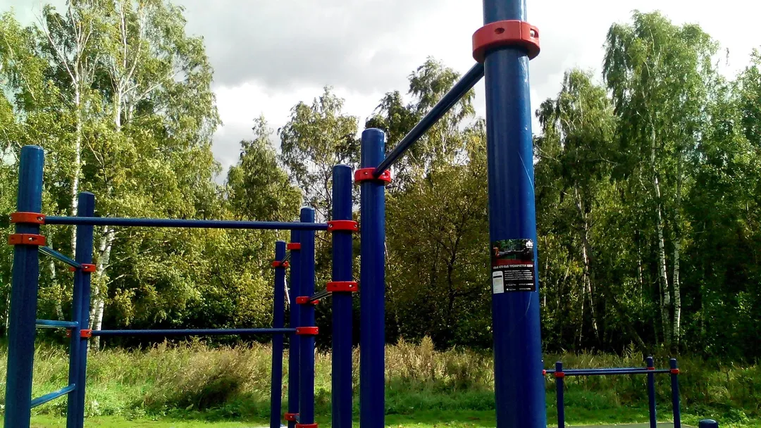 Panca per addominali presso Calisthenics Park at аллея Дорога Жизни, Москва #wp1897 – foto 5 di 9