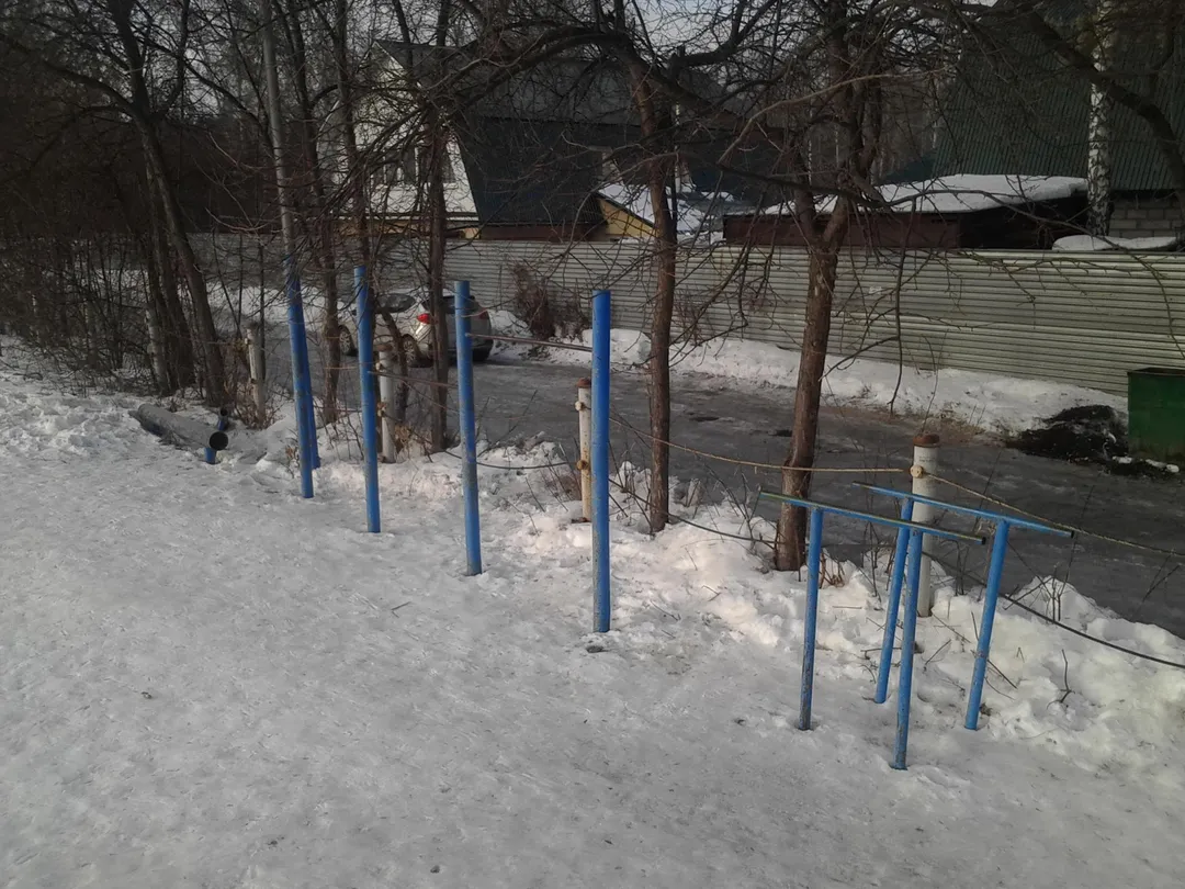 Sbarra per trazioni presso Calisthenics Park at Барнаульская улица, Тюмень – foto 1 di 3