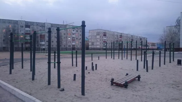 Calisthenics Park at улица Аржанова, Нефтеюганск