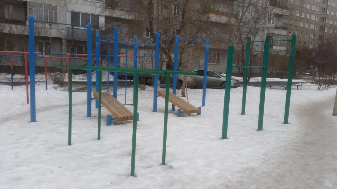 Брусья на площадке Calisthenics Park at Ферганская улица, Красноярск – фото 2 из 2