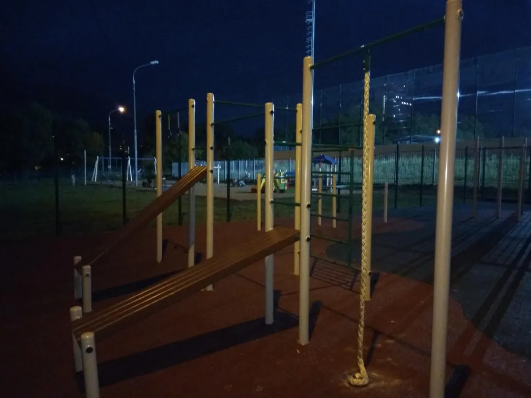 Бруси на майданчику Calisthenics Park at Озёрная аллея, Зеленоград – фото 2 з 7
