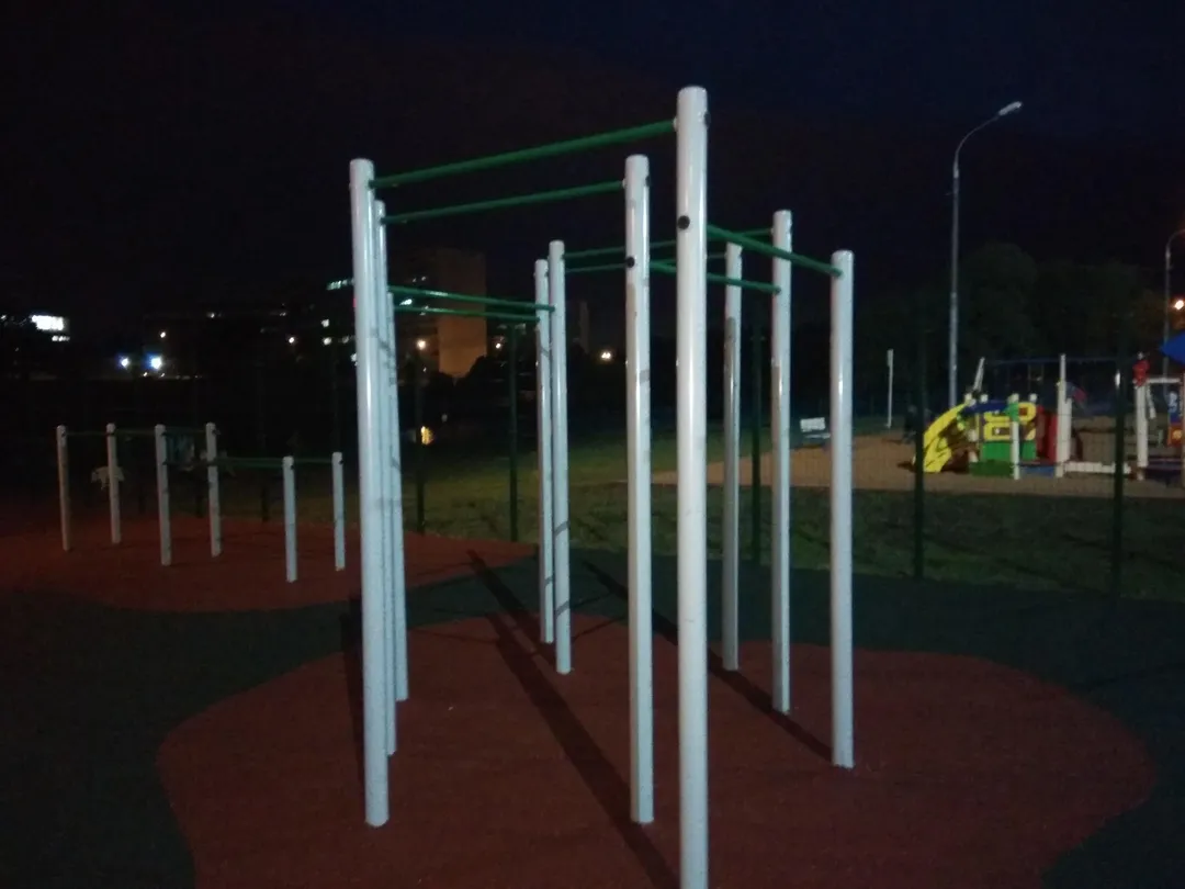 Канат для лазіння на майданчику Calisthenics Park at Озёрная аллея, Зеленоград – фото 4 з 7