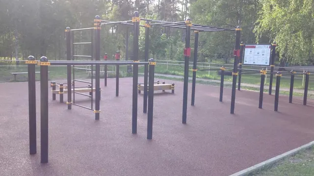 Calisthenics Park at Главная просека, Черноголовка