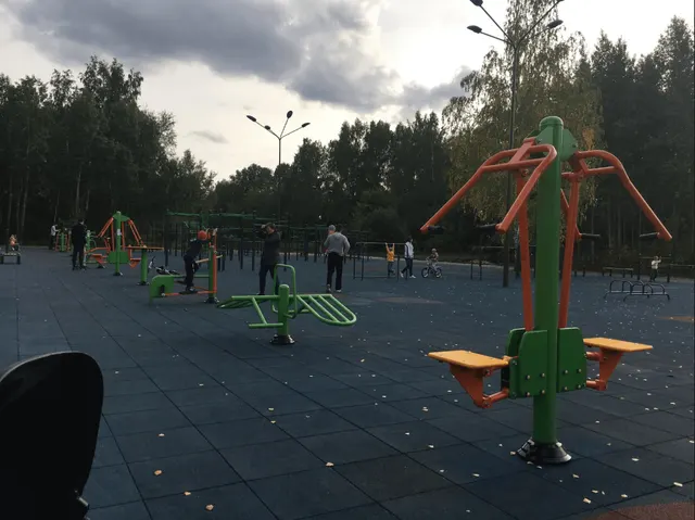 Calisthenics Park at Барнаульская улица, Тюмень #wp1932