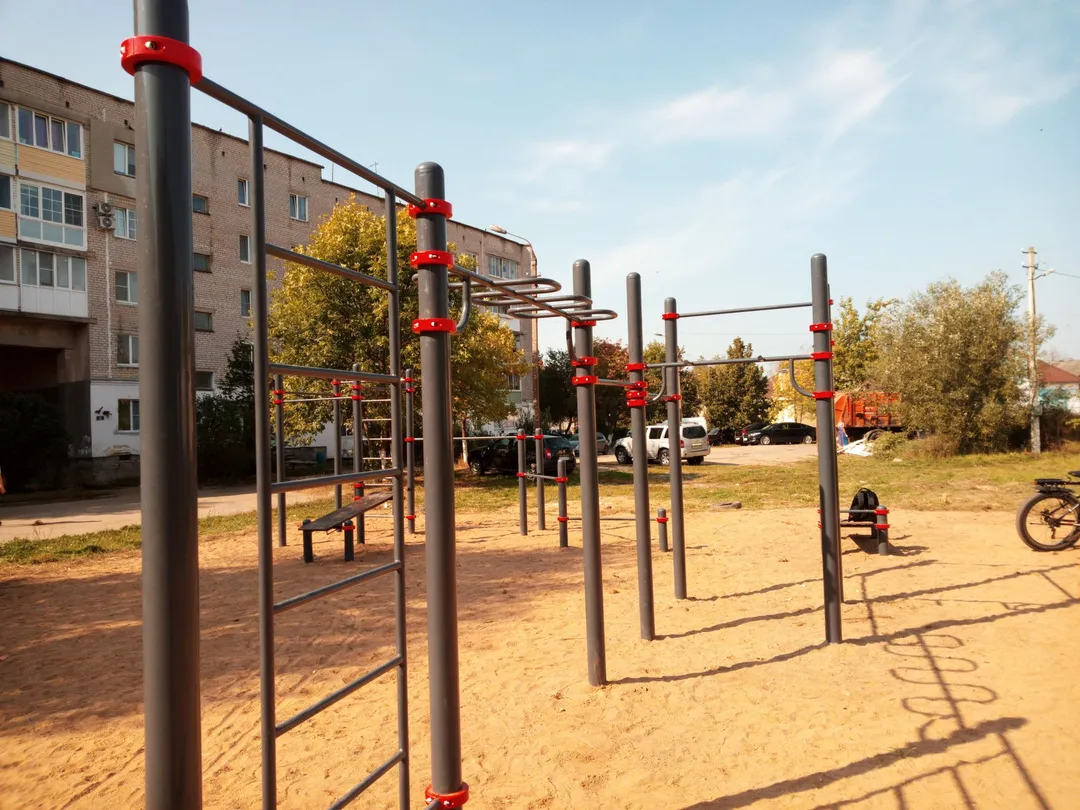 Spalier la Calisthenics Park at Калининское шоссе, городской округ Торжок – fotografia 4 din 13