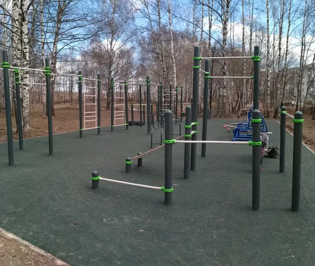Calisthenics Park at Студенческий проезд, Ивантеевка