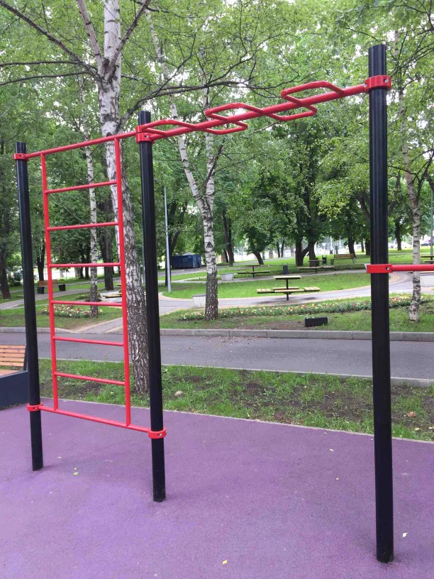 Турнік на майданчику Calisthenics Park at Загородное шоссе, Москва – фото 1 з 4