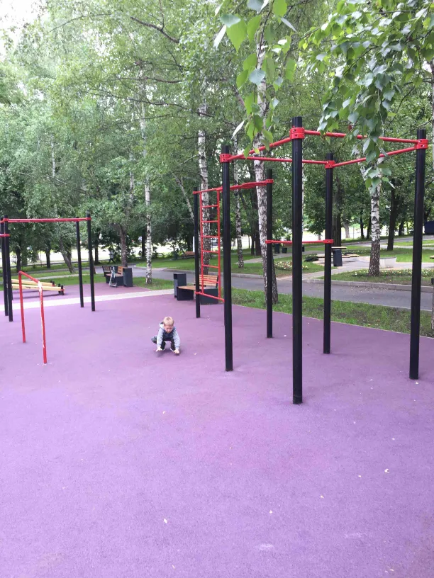 Рукохід на майданчику Calisthenics Park at Загородное шоссе, Москва – фото 3 з 4