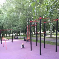 Calisthenics Park at Загородное шоссе, Москва - thumbnail 3