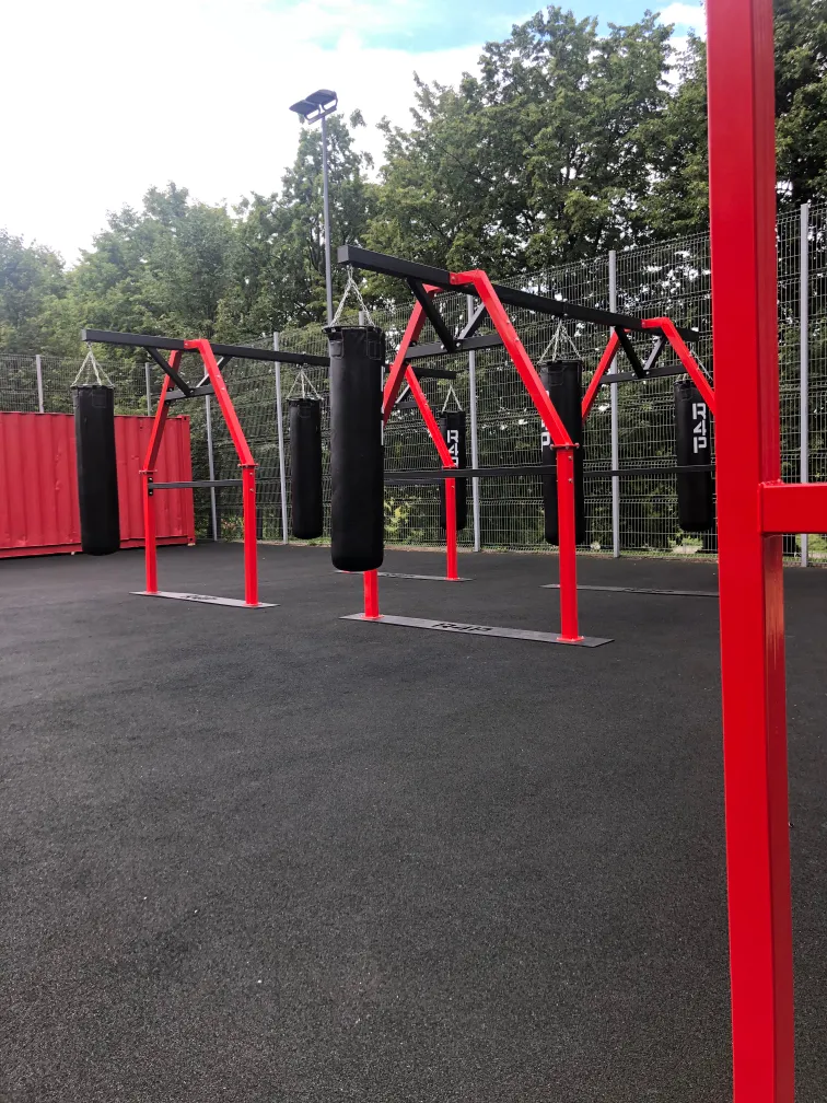 Шведская стенка на площадке Calisthenics Park at улица Коштоянца, Москва – фото 4 из 6