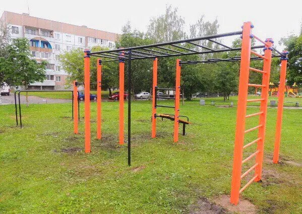 Calisthenics Park at Западная улица, городской округ Псков