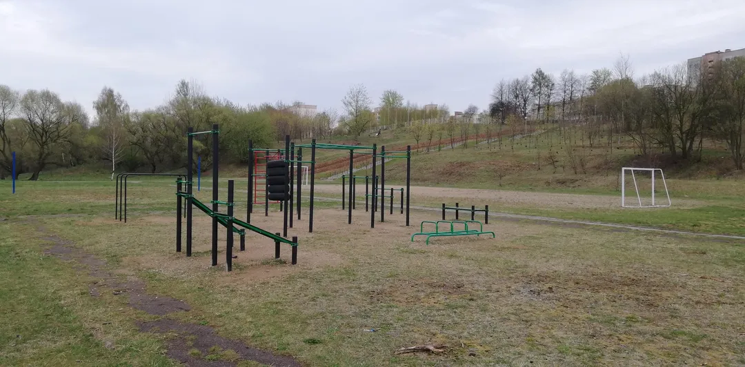 Push Up Bar at Calisthenics Park at вуліца Леаніда Шчамялёва, Мінск – photo 2 of 2
