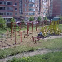 Calisthenics Park at улица Коштоянца, Москва #wp1974 - thumbnail 3