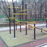 Calisthenics Park at Комсомольский проспект, Москва - thumbnail 2