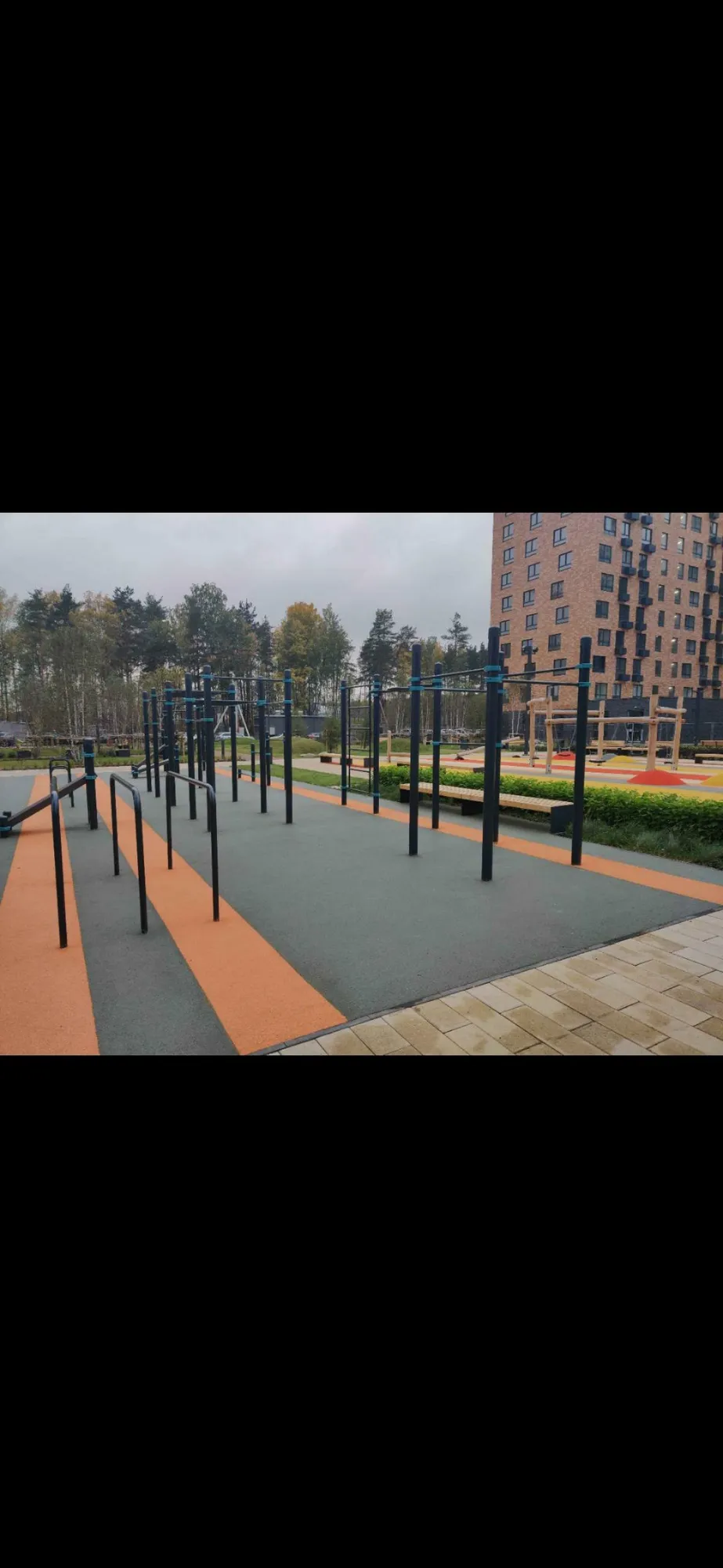 Monkey Bars la Calisthenics Park at Орлово-Денисовский проспект, Санкт-Петербург – fotografia 3 din 3