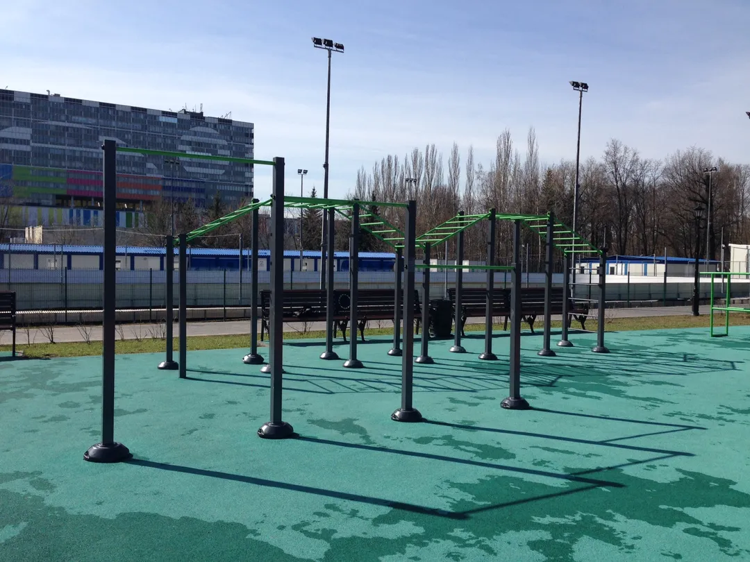 Air Skier la Calisthenics Park at Спортивная аллея, Москва – fotografia 5 din 6