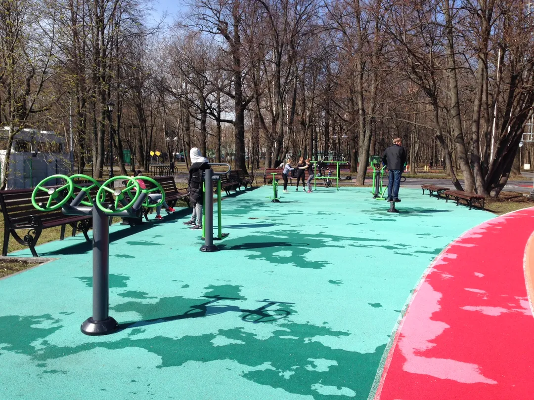Bară de tracțiuni la Calisthenics Park at Спортивная аллея, Москва – fotografia 1 din 6