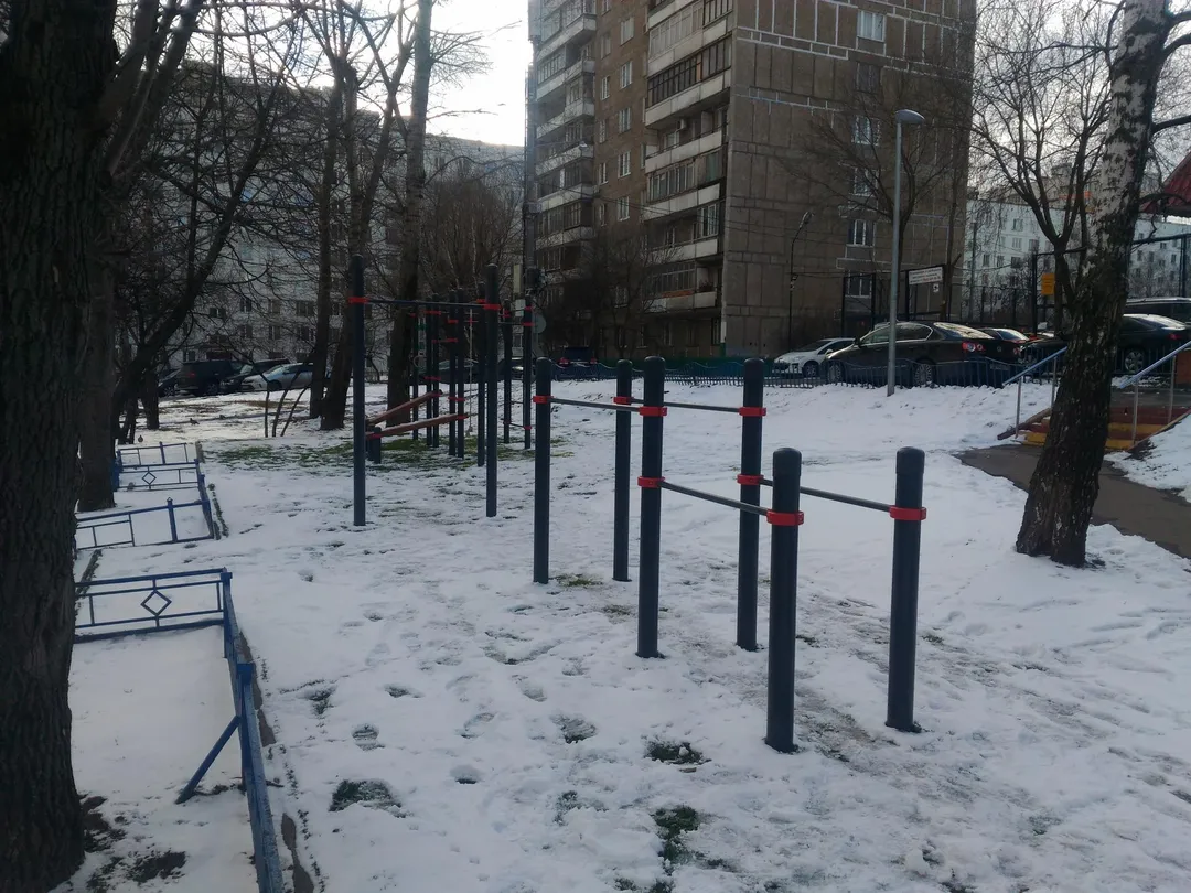 Spalier la Calisthenics Park at Профсоюзная улица, Москва – fotografia 3 din 3