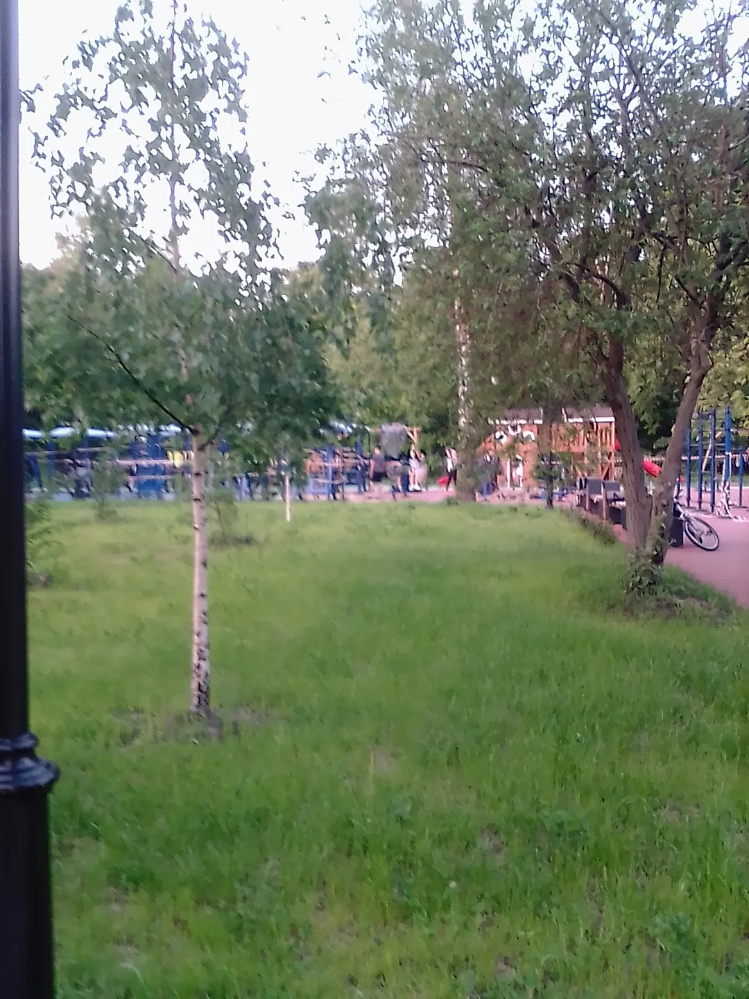 Шведська стінка на майданчику Calisthenics Park at Большая Черкизовская улица, Москва #wp1991 – фото 8 з 10