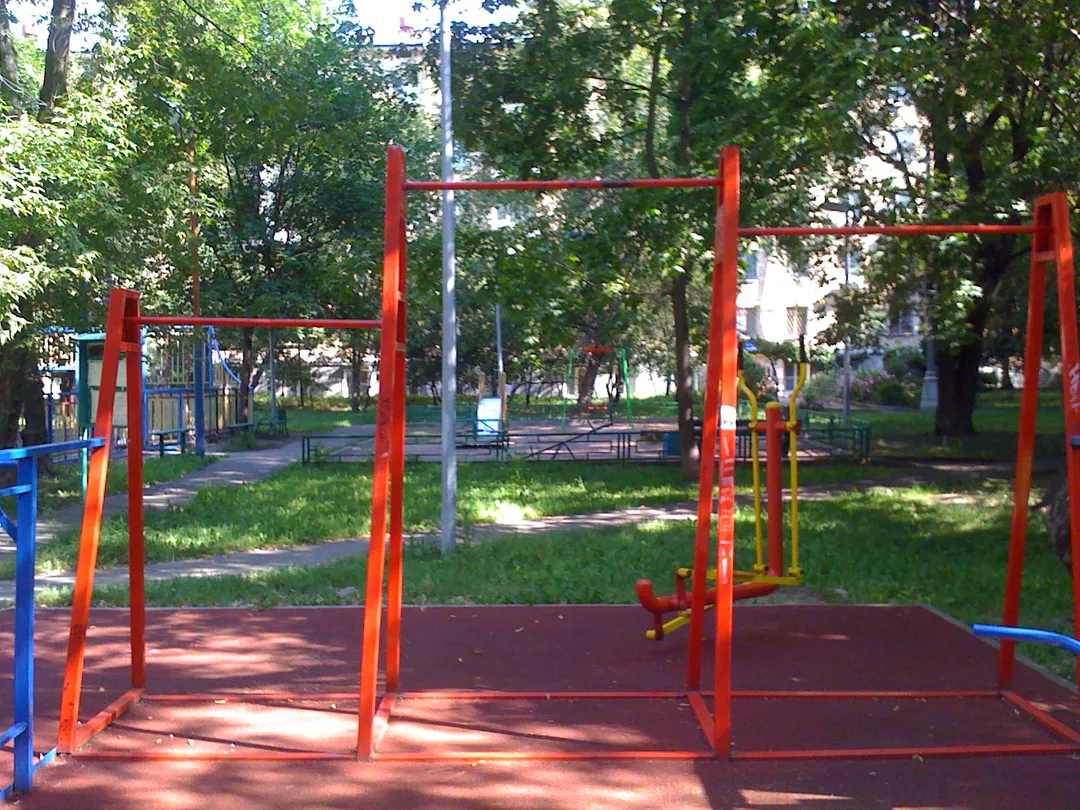 Hiperextensie unghiulară la Calisthenics Park at Песчаный переулок, Москва #wp1992 – fotografia 6 din 8