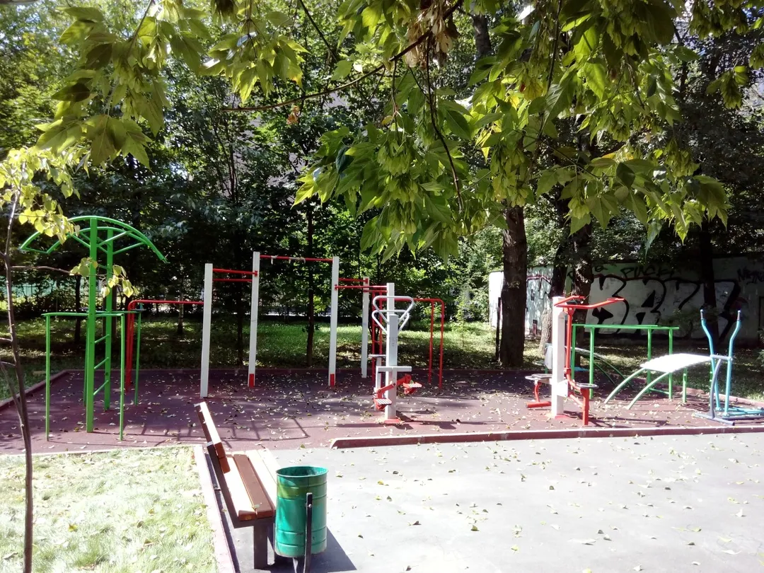 Bară de tracțiuni la Calisthenics Park at Пименовский тупик, Москва – fotografia 1 din 1