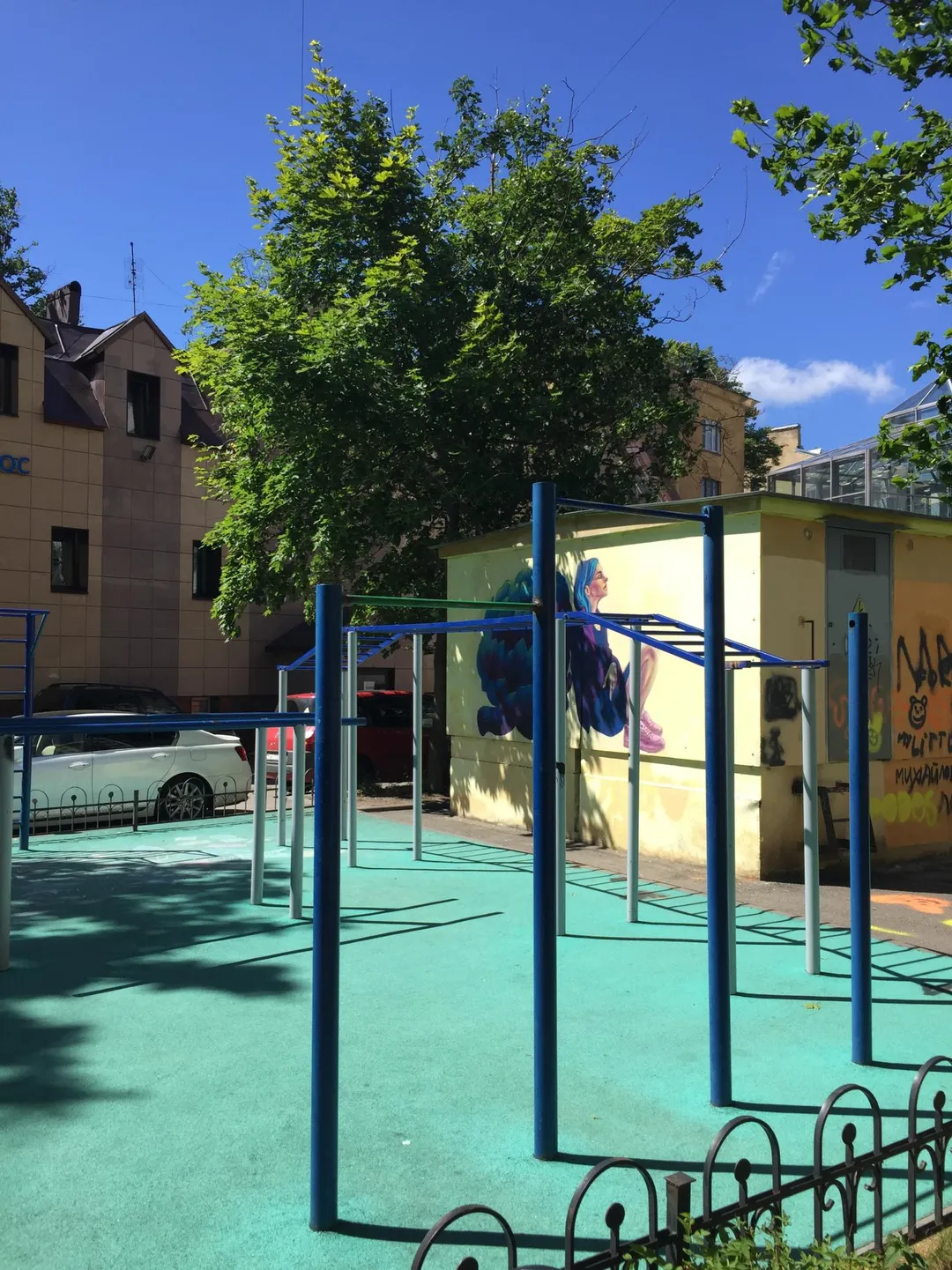 Bară de tracțiuni la Calisthenics Park at Большой проспект П.С., Санкт-Петербург – fotografia 1 din 2