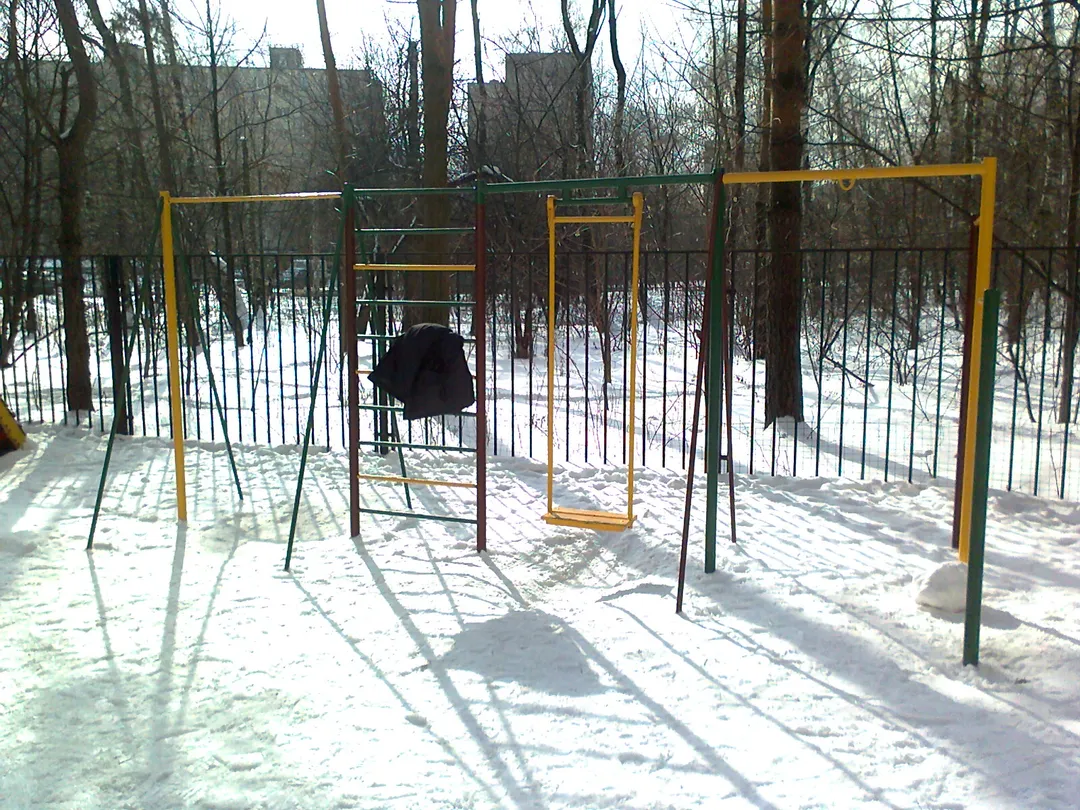 Bare paralele la Calisthenics Park at Челюскинская улица, Москва – fotografia 2 din 3