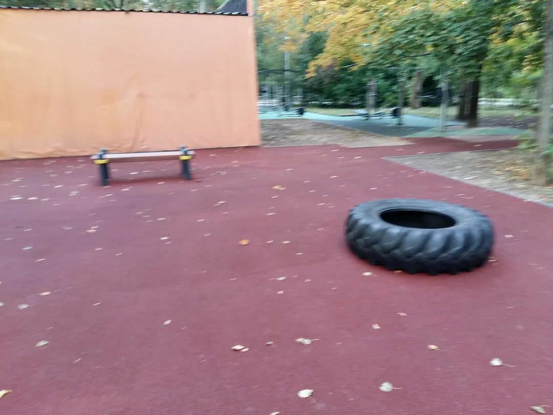 Bancă pentru abdomen la Calisthenics Park at аллея Славы, Москва – fotografia 5 din 8