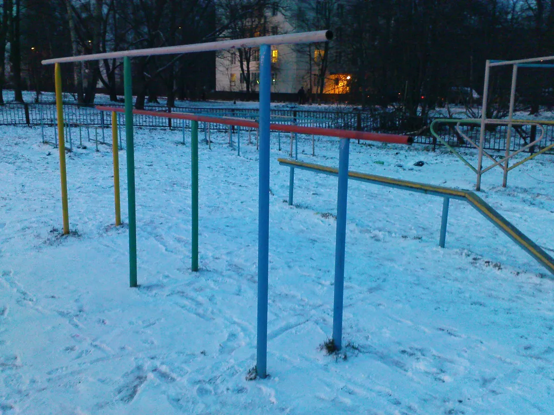 Spalliera presso Calisthenics Park at проспект Народного Ополчения, Санкт-Петербург – foto 3 di 4