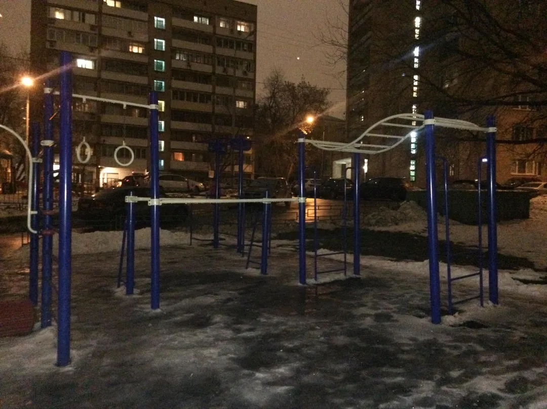 Bare paralele la Calisthenics Park at улица Гвоздева, Москва – fotografia 2 din 4