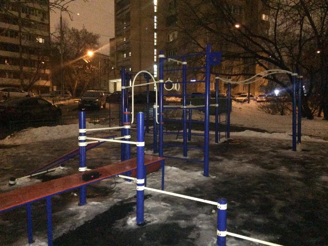 Bară de tracțiuni la Calisthenics Park at улица Гвоздева, Москва – fotografia 1 din 4