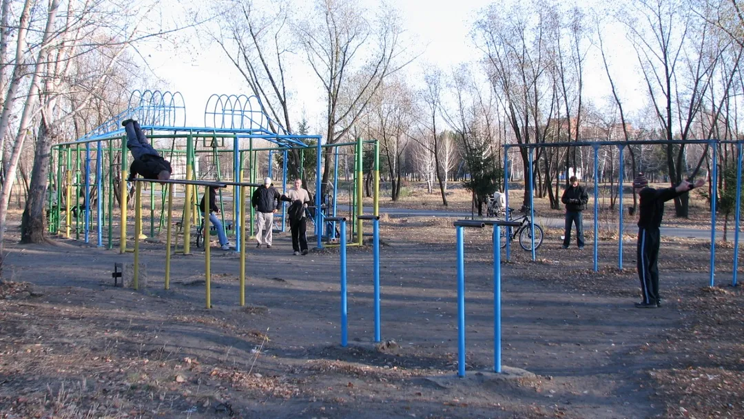 Parallele presso Calisthenics Park at Мультиспортивная трасса, Омск – foto 2 di 3
