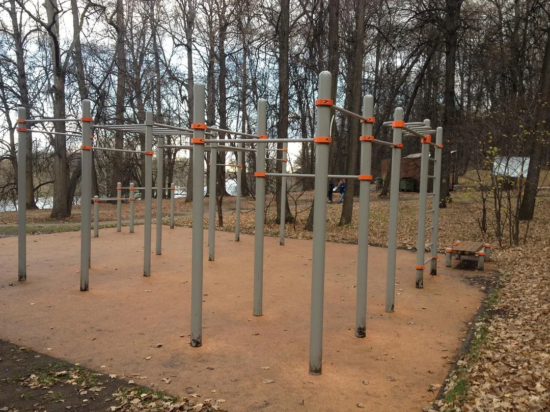 Barre de traction à Calisthenics Park at Филёвская набережная, Москва #wp2038 – photo 1 sur 4