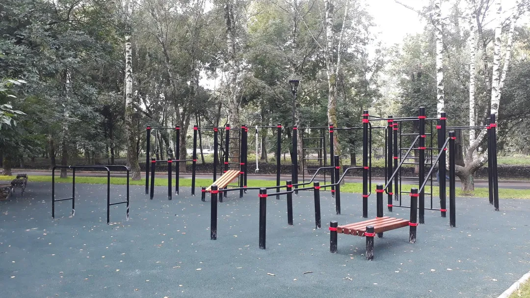 Bară de tracțiuni la Calisthenics Park at Берёзовая аллея, Москва – fotografia 1 din 6