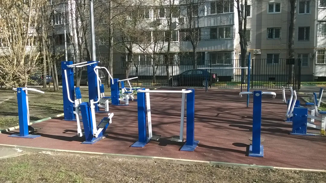 Sbarra per trazioni presso Calisthenics Park at Нижняя Первомайская улица, Москва – foto 1 di 3