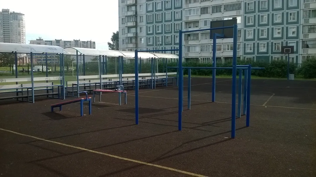 Parallele presso Calisthenics Park at Камышовая улица, Санкт-Петербург – foto 2 di 2