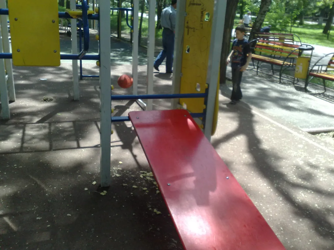 Sprossenwand bei Calisthenics Park at Гагарин даңғылы, Алматы – Foto 5 von 6