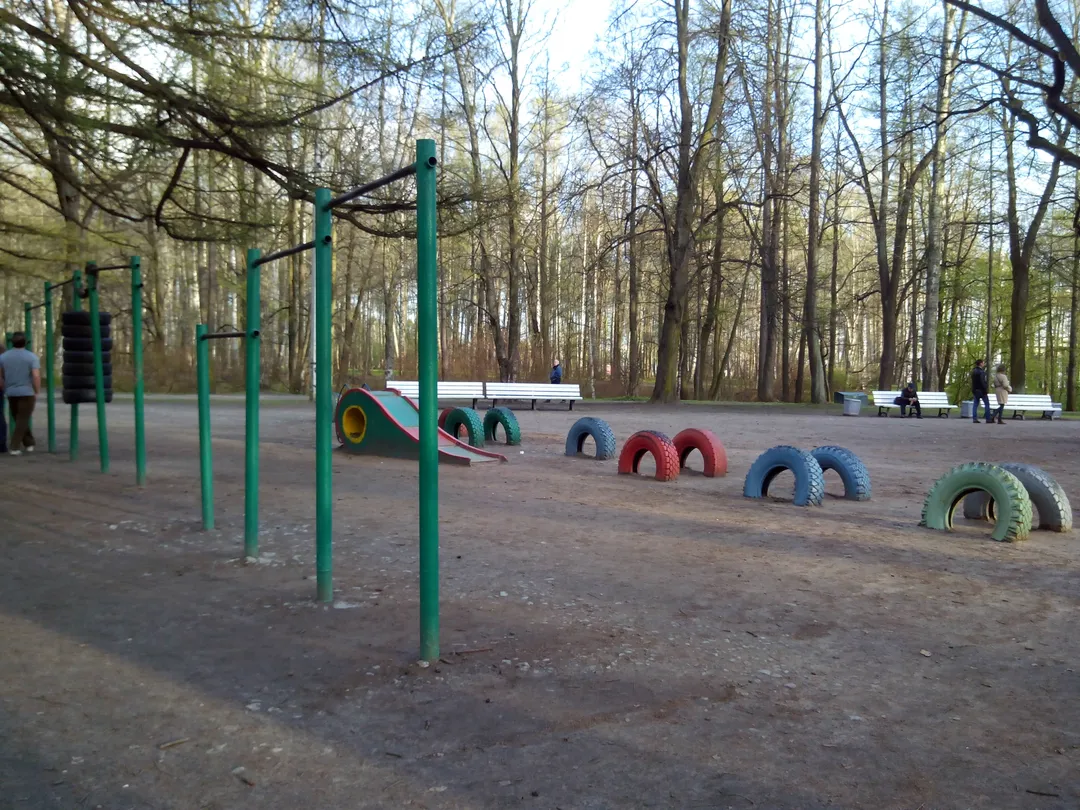 Bară de tracțiuni la Calisthenics Park at проспект Испытателей, Санкт-Петербург – fotografia 1 din 2