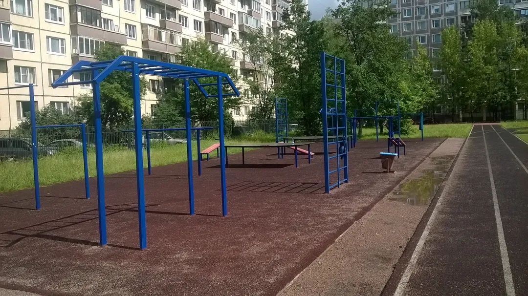Parallele presso Calisthenics Park at проспект Авиаконструкторов, Санкт-Петербург – foto 2 di 3