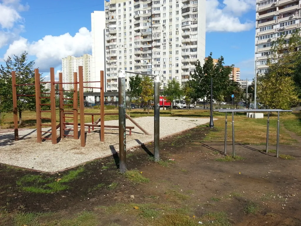 Bară de tracțiuni la Calisthenics Park at улица Гурьянова, Москва – fotografia 1 din 5