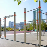 Calisthenics Park at проспект Вернадского, Москва #wp2111 - thumbnail 1