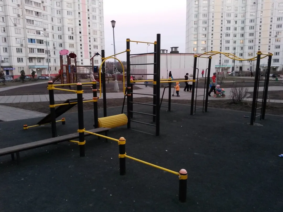 Monkey Bars la Calisthenics Park at Изюмская улица, Москва #wp2121 – fotografia 3 din 4