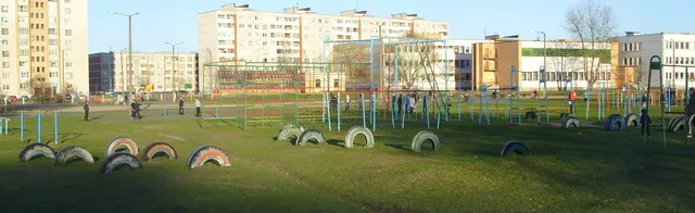 Calisthenics Park at Дачная вуліца, Брэст